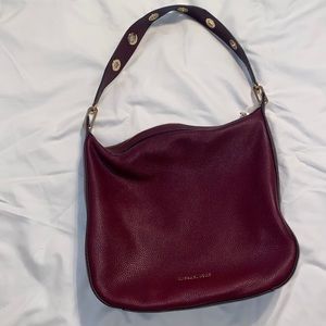 Burgundy Michael Kors purse